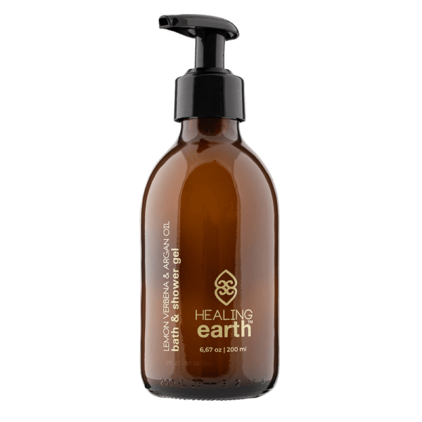 Lemon Verbena Bath & Shower Gel Amber Glass