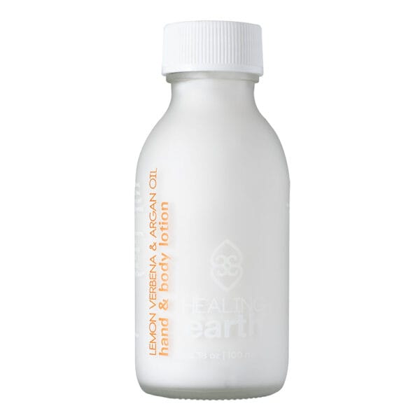 Lemon Verbena Hand & Body Lotion White Frosted Glass