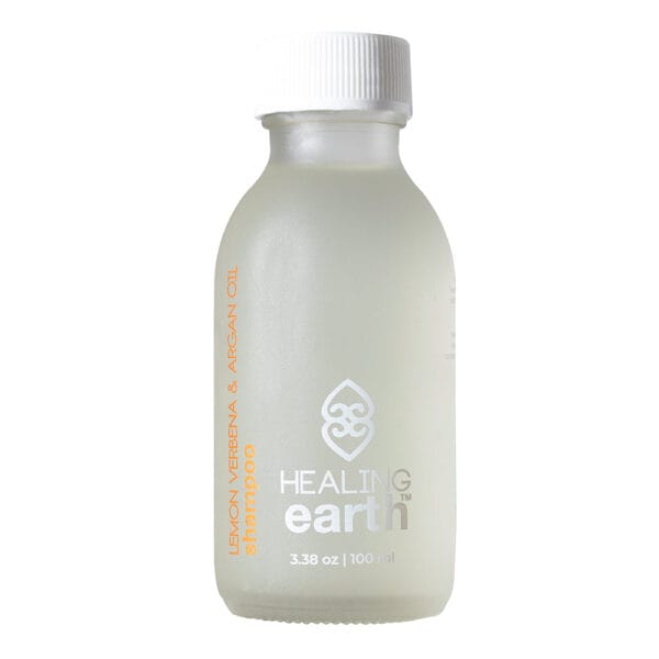Lemon Verbena Shampoo White Frosted Glass